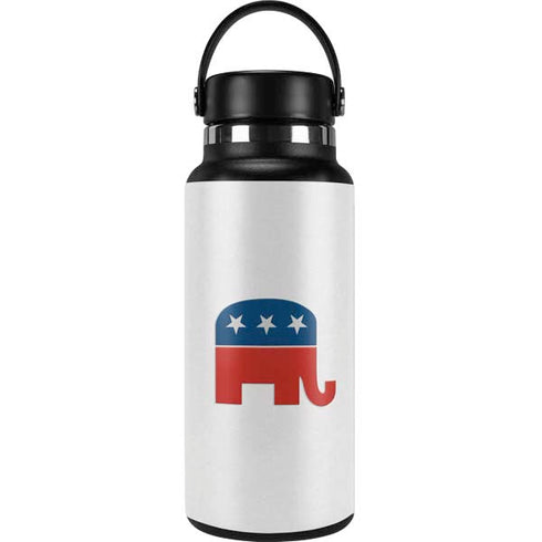 Republican Elephant Hydro Flask 32oz Wide Mouth Skin